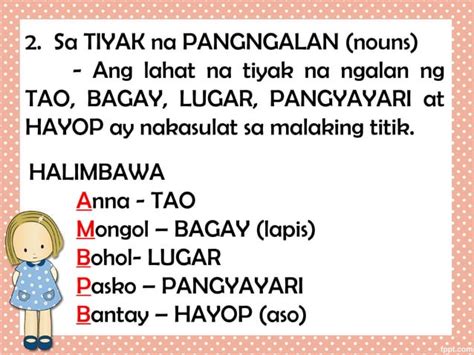 maliit at malaking titik worksheet|Grade 1 Paggamit Ng Malaking Titik .